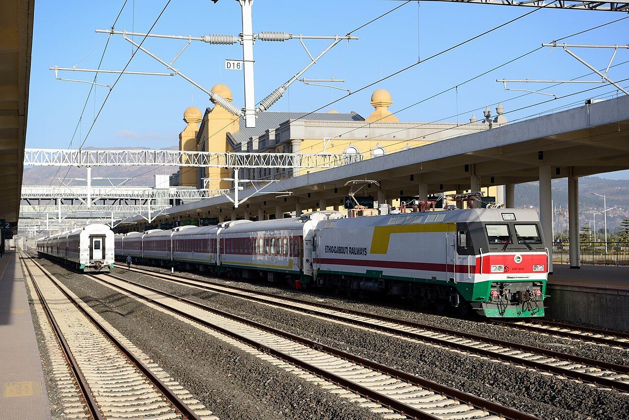 Un treno nella stazione di Furi Labo, ad Addis Abeba.