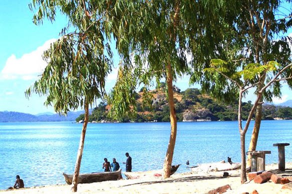 Il lago Malawi presso Mangochi.