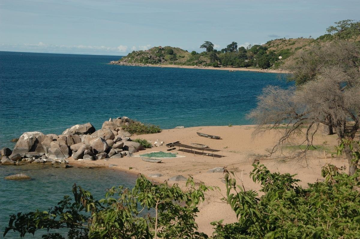 Una baia dell’isola di Likoma, nel lago Malawi.