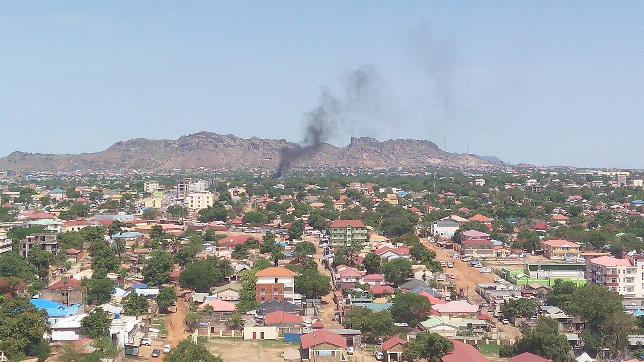 Panorama di Juba, capitale del Sud Sudan.