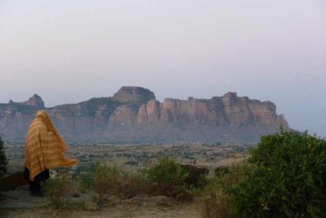 Le alture presso Hawzien, nel Tigray.